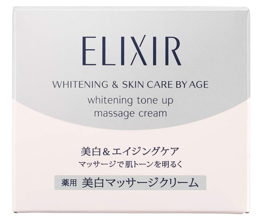 Shiseido Elixir White Tone Up Massage Cream 100g - 日本美白霜