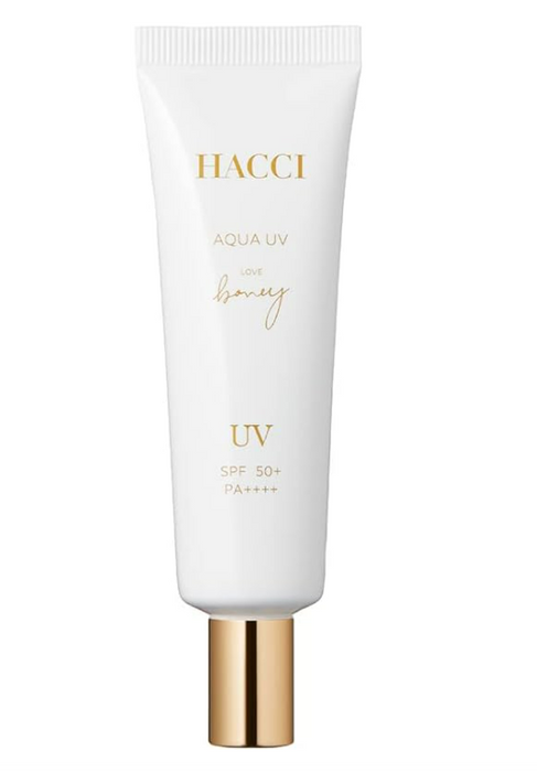 Hacci Aqua UV Suncreen Love Honey SPF50+/ PA+++ 30g - 日本防曬乳液