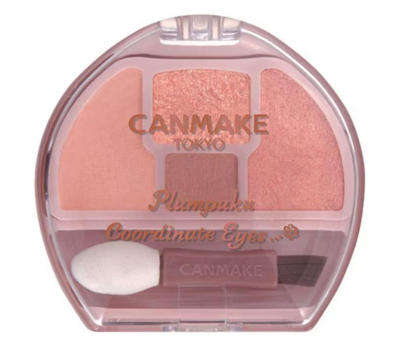 Canmake Apricot Plan Puku Corde Eyes 01 – Tear Bag Eye Shadow 1.4g Coral Shade