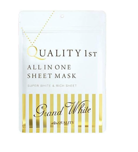 Quality First All-In-One Sheet Mask Grand White 7 pieces - Japanese Sk