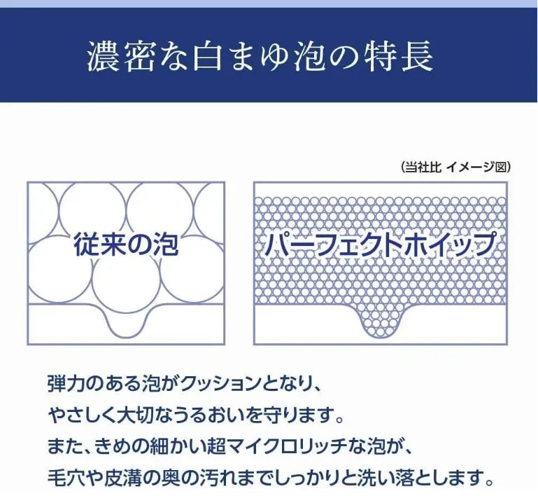 Shiseido Senka Perfect Whip Facial Cleansing Foam 120g for Smooth Skin