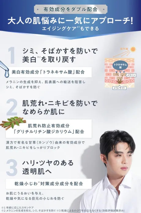 Narc (Nalc) Japan All-In-One Gel Acne Whitening Lotion Milky Serum Quasi-Drug 100G