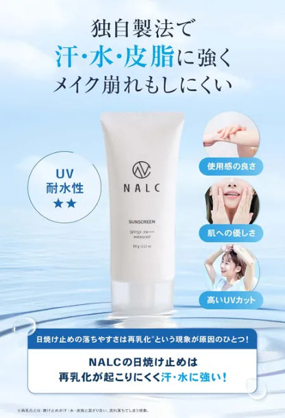 Nalc Perfect Waterproof UV Protect SPF50+ PA++++ 60g - High Protection Sunblock