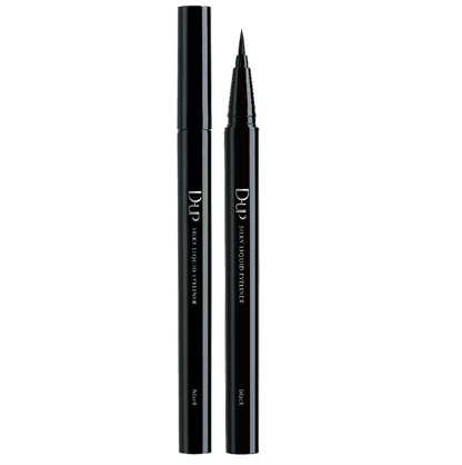 D-Up Jet Black Liquid Eyeliner - Japanese Silky Eye Makeup for Precise Application