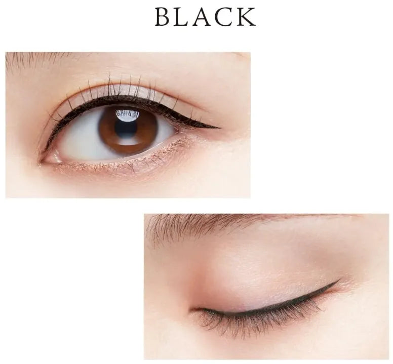 D-Up Jet Black Liquid Eyeliner - Japanese Silky Eye Makeup for Precise Application