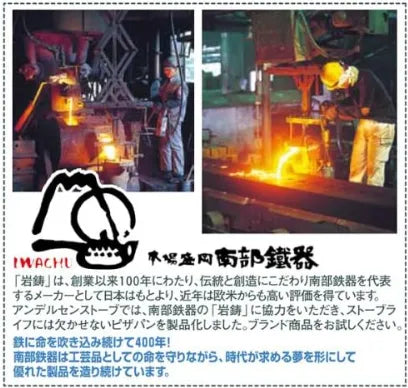 Shingu Shoko Japan Iwachu Induction Cast-Iron Pizza Pan (Handle Not Included)