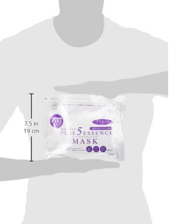 Japan Gals Pure 5 Essence Placenta Facial Mask - 30 Sheets