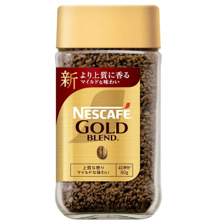 Nestle Japan Nescafe Gold Blend 80g - Japanese Instant Coffee - Nescafe Gold Blend