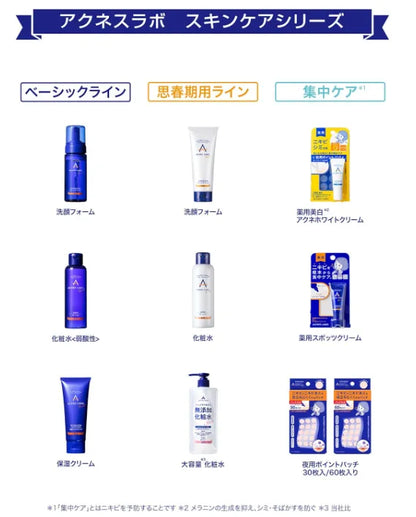 Acnes Labo Aizawa Washing Foam 150ml - Facial Foam Cleanser For Acne-Prone Skin