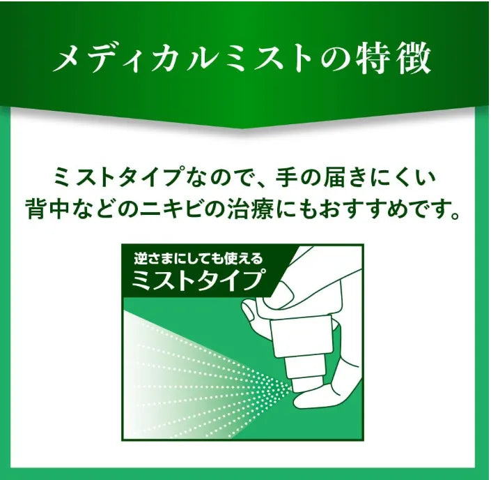 Mentholatum Acnes 25 Medical Mist B 100Ml (2 Drugs) - Japan