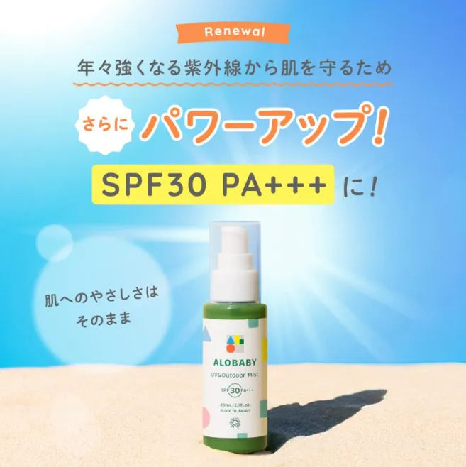 Alobaby Organic UV & Outdoor Mist SPF30 PA+++ 80ml
