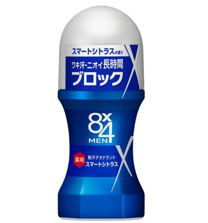 Eight Four Men's 8X4 Smart Citrus Roll-On 60Ml Antiperspirant Deodorant