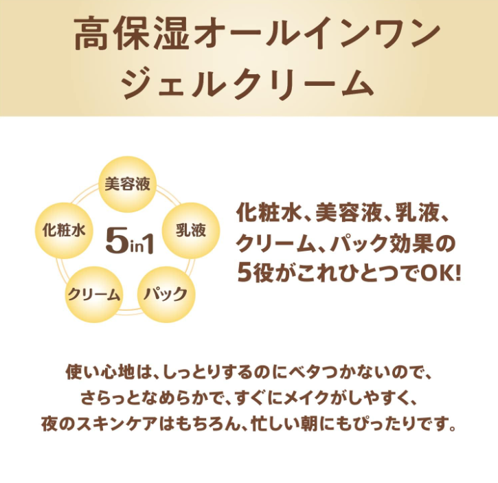 Sana Nameraka Honpo Soy Isoflavone & Retinol Wrinkle Care Gel Cream 100g [refill] - Anti-Aging Care