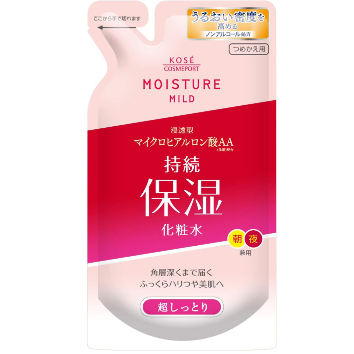 Kose Cosmeport Moisture Mild Lotion Extra Moist Type 180ml [refill] - Japanese Moist Aid Lotion