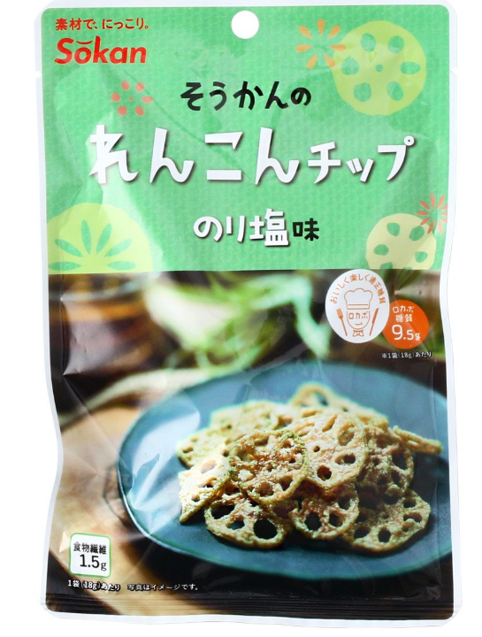 A Lot Of People Sokan Nori Renkon Japanese Seaweed Lotus Root Chips 18G
Viele Leute Sokan Nori Renkon Japanische Seetang Lotuswurzel Chips 18G