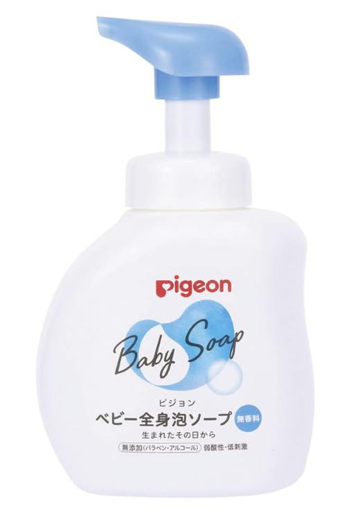 Pigeon Whole Body Foam Baby Soap Bottle 500ml for Newborns and Up