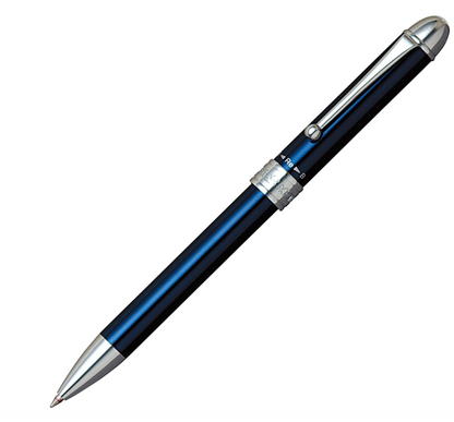 Stylo plume platine multifonctionnel double 3 actions bleu Mwb-1000C#56