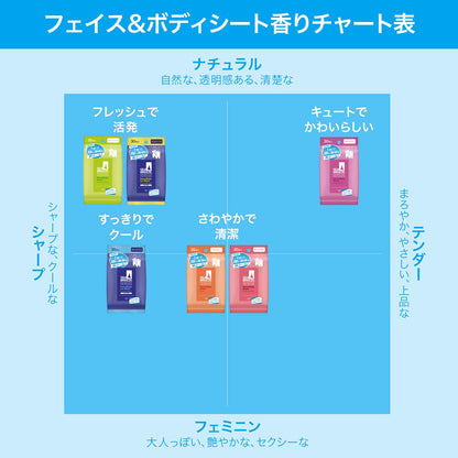 Seabreeze Face and Body Sheets 30 Count Soap Scented Ultra-Soft Wipes