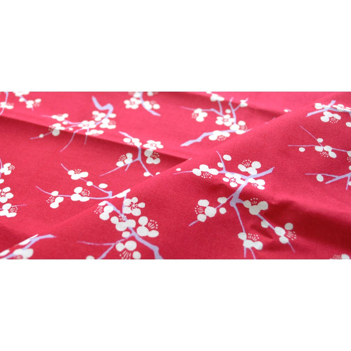 The Countryside Seiran Ume Plum Blossom Cotton Furoshiki Wrapping Cloth