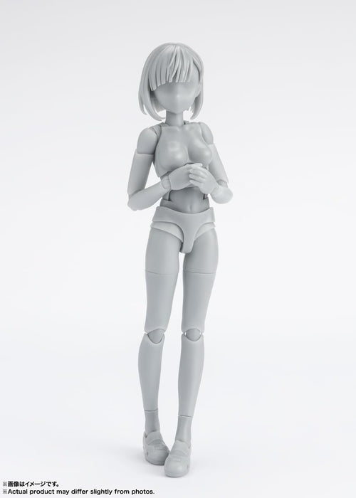 Bandai Spirits Sh Figuarts Body-Chan Dx 套裝灰色 130 毫米 PVC ABS 手辦