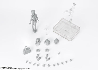 Bandai Spirits Sh Figuarts Body-Chan Dx Set Gray 130mm PVC ABS Figure