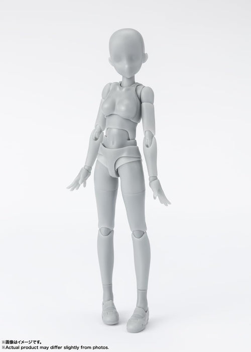 Bandai Spirits Sh Figuarts Body-Chan Dx 套裝灰色 130 毫米 PVC ABS 手辦