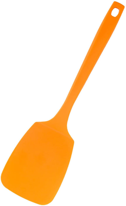 Shimomura Heat-Resistant Nylon Kitchen Spatula Turner Orange Flexible