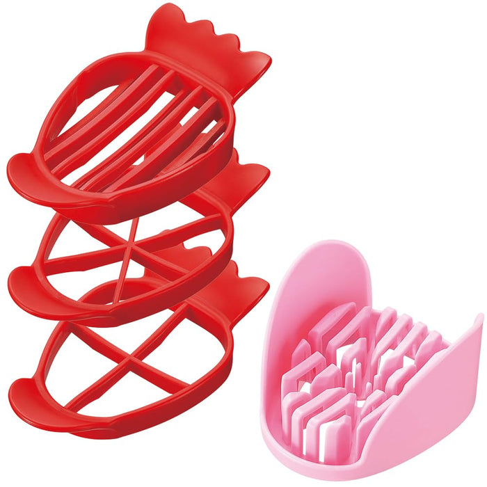 Shimomura Strawberry Cutter Multifunction Fruit Slicer for Easy Slicing