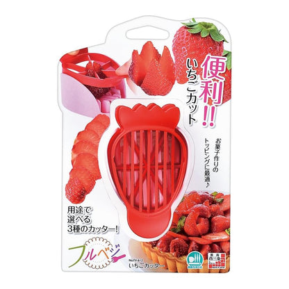 Shimomura Strawberry Cutter Multifunction Fruit Slicer for Easy Slicing