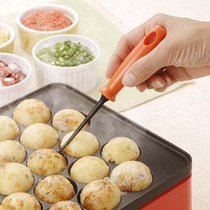 Shimomura Takoyaki Picks Round Type - Durable Takoyaki Utensils for Home Chefs