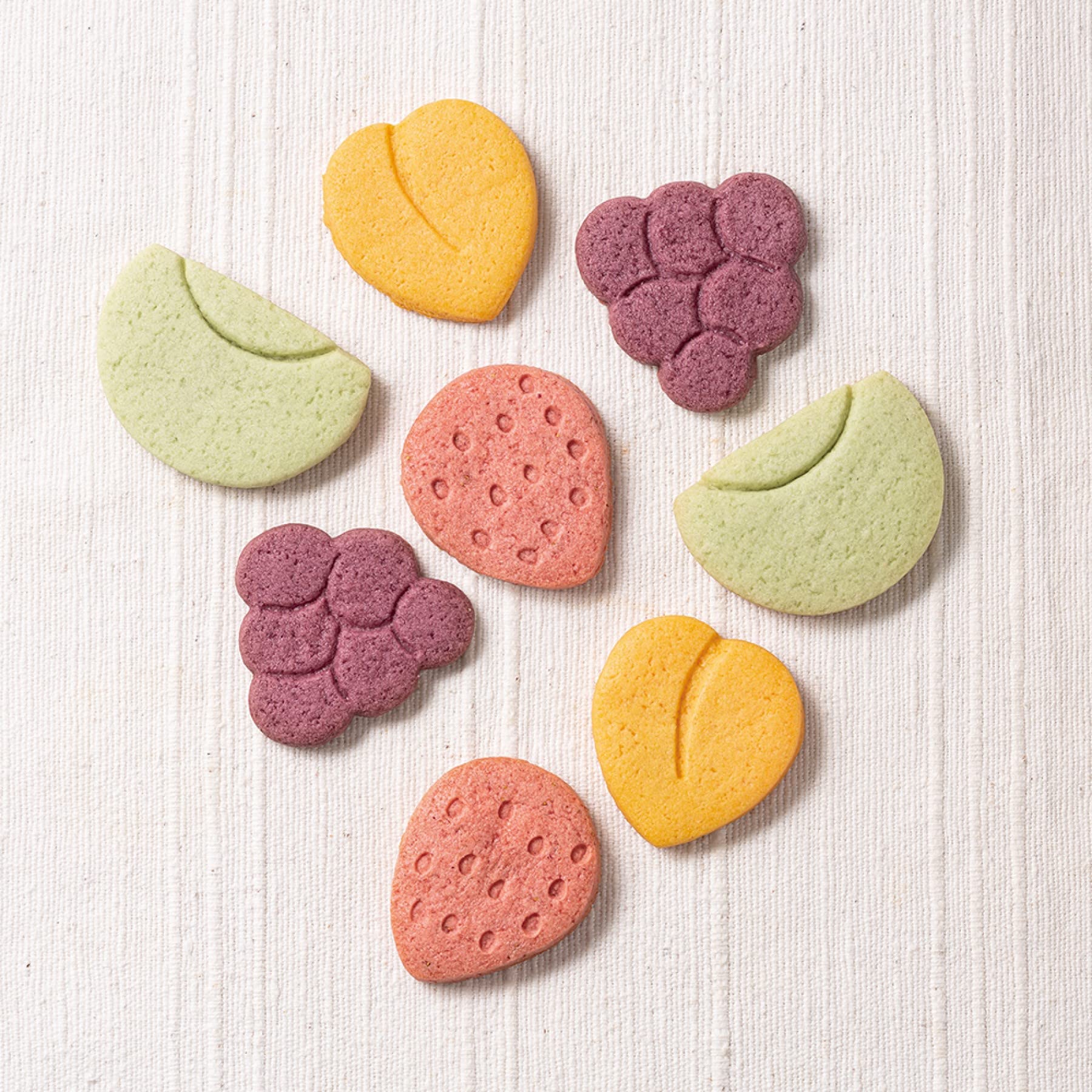 Shinjuku Takano Fruit Sable Cookies 8 Pieces - Strawberry Grape Mango Melon