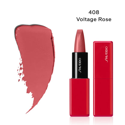 Shiseido Techno Satin Gel Lipstick 408 Voltage Rose 3.3G