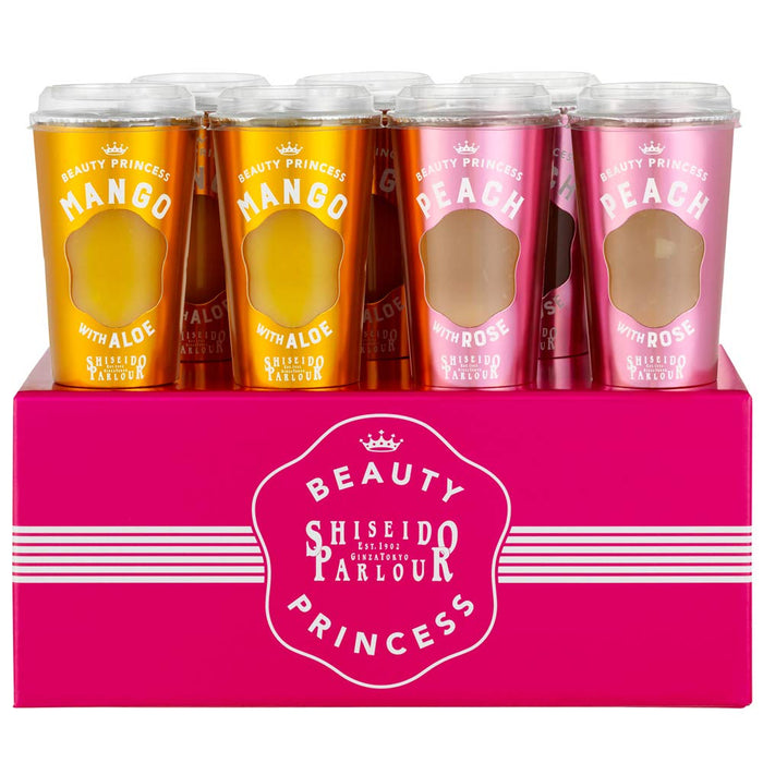 Shiseido Parlour Beauty Princess Fruit Jelly Drink Set 7 Cups Refreshing