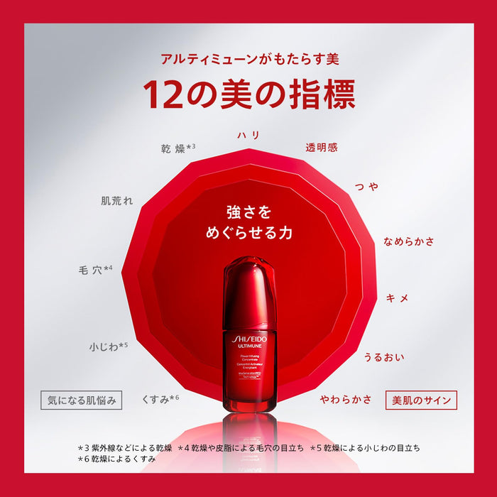 Shiseido Ultimune Power Infusing Concentrate Ⅲ Serum 50Ml for Radiant Skin