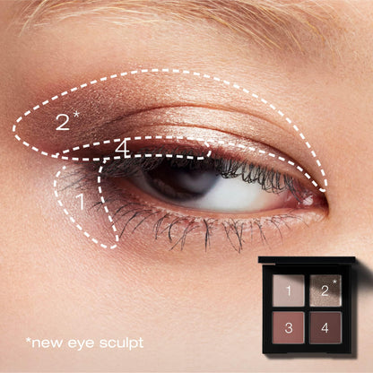 Shu Uemura Chromatics Eye Sculpt Quad Hanami Spring Palette 5.6g