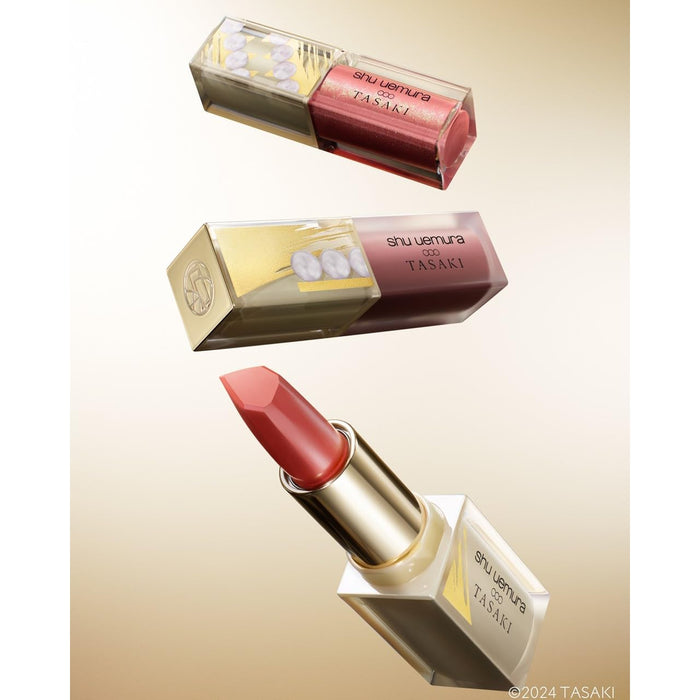 Shu Uemura Kinukea Glow Up Eternal Brown Lipstick by Tasaki