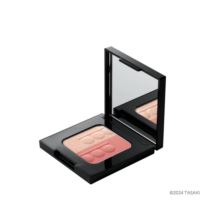 Shu Uemura Nacle Highlighter Blush Duo Palette Pearly Sakura Gold Tasaki