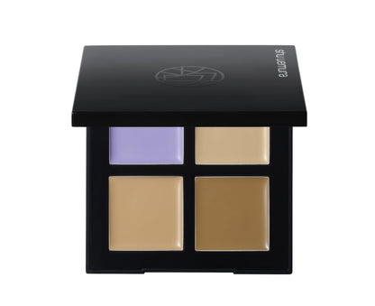Shu Uemura Unlimited Quad Concealer 4 Shades Violet Mauve Warm Beige Palette