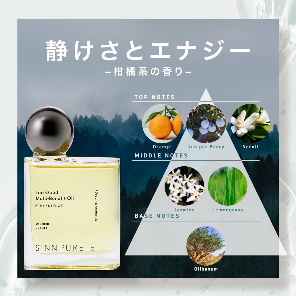 SINN PURETE Multi-Benefit Hair Oil - Moisturizing Leave-In Treatment