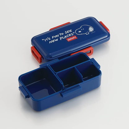 Skater Bento Box Shokado Snoopy Navy 830mL Antibacterial Large Capacity L
