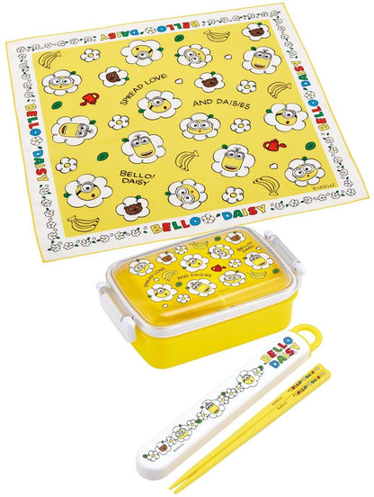 Skater Kids Lunch Box Cloth 43x43cm Minion Design Made in Japan
