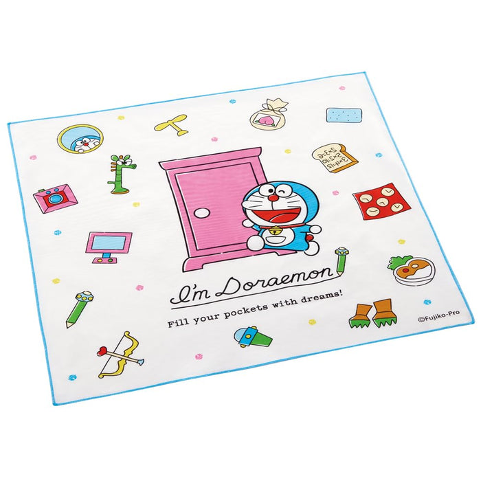Skater Doraemon Line Sanrio Lunch Cloth 43x43cm Made in Japan KB4-A