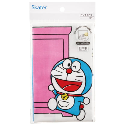 Skater Doraemon Line Sanrio Lunch Cloth 43x43cm Made in Japan KB4-A