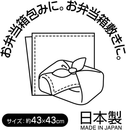 Skater Doraemon Line Sanrio Lunch Cloth 43x43cm Made in Japan KB4-A