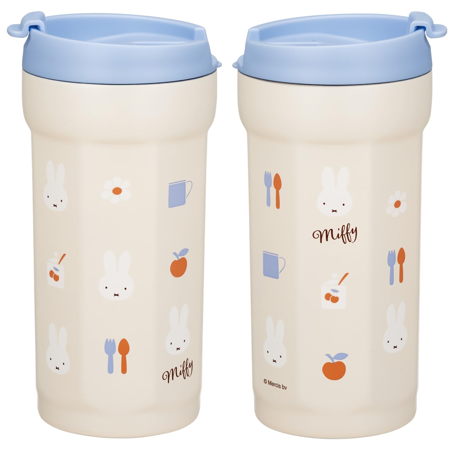 Skater 350ml Octagonal Stainless Steel Insulated Tumbler with Lid Miffy Design