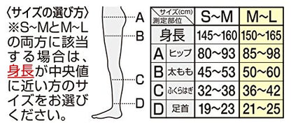 Slim Walk M-L Natural Beige Compression Stockings for Beautiful Legs and Buttocks