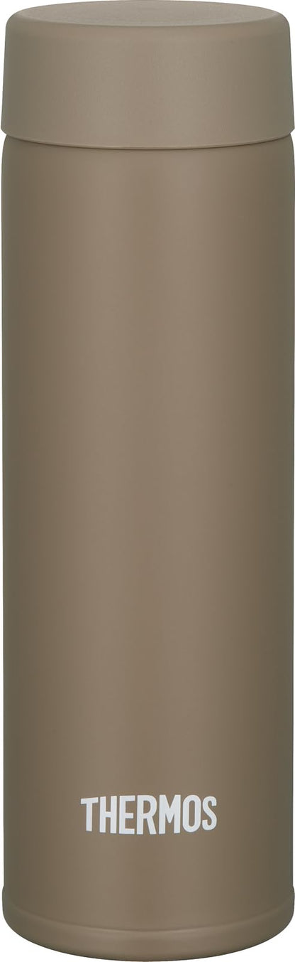 Thermos 150ml Olive Brown Vacuum Insulated Pocket Mug Water Bottle Small Capacity