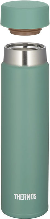 Thermos Small Capacity Vacuum Insulated Water Bottle 180ml Green Pocket Mug