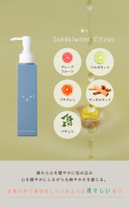 Soel Oil Hair Cleanser 100ml Silicone-Free Natural Scalp Care