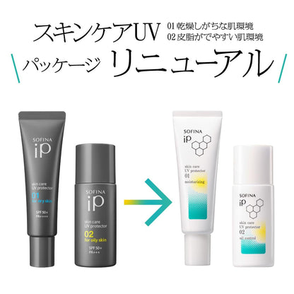 SOFINA iP UV 02 Sunscreen for Sebum-Prone Skin Protection